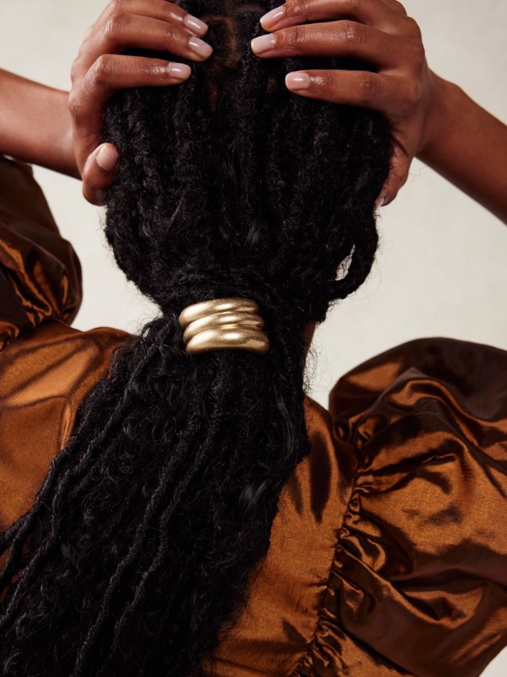 NWOT Free People Gold Hideaway Hair Cuff